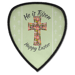 Easter Cross Iron on Shield Patch A