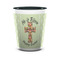 Easter Cross Ceramic Shot Glass - 1.5 oz - Two Tone - Set of 4