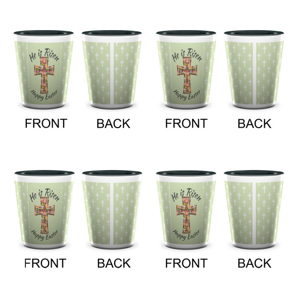 Easter Cross Shot Glassess - Two Tone - Set of 4 - APPROVAL