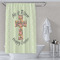 Easter Cross Shower Curtain Lifestyle