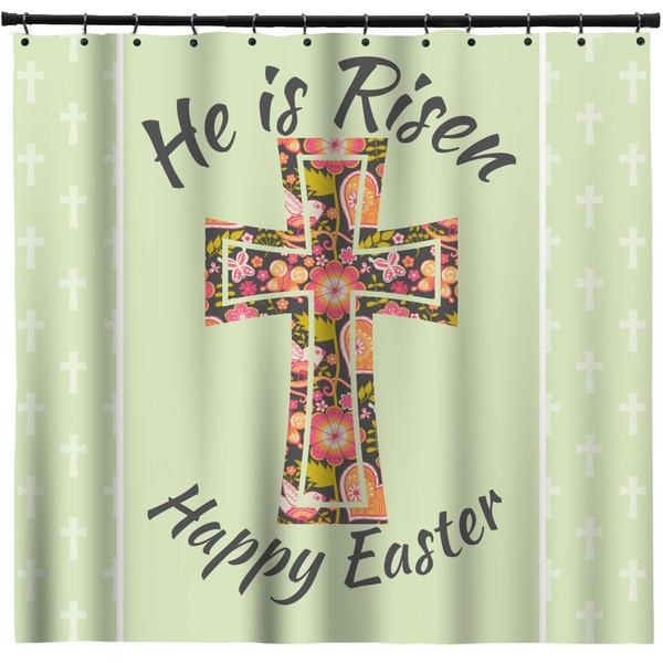 Custom Easter Cross Shower Curtain - Custom Size
