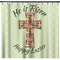 Easter Cross Shower Curtain (Personalized) (Non-Approval)