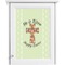 Easter Cross Single White Cabinet Decal