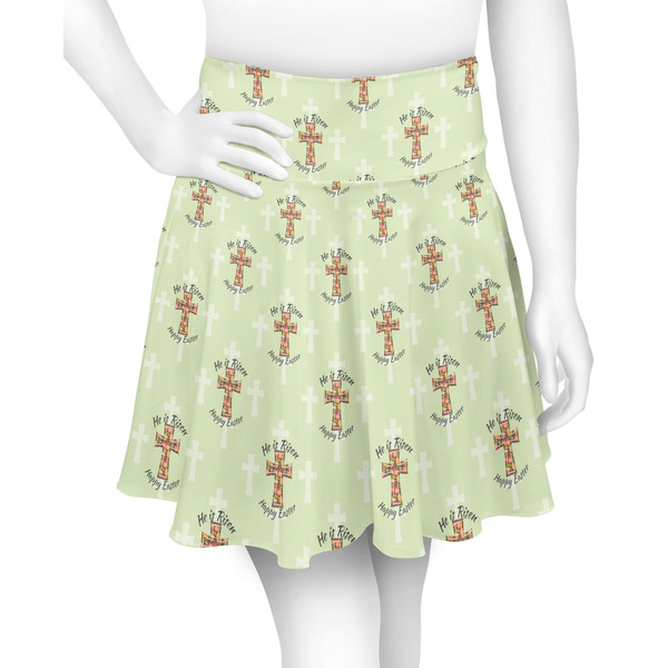 Custom Easter Cross Skater Skirt - 2X Large