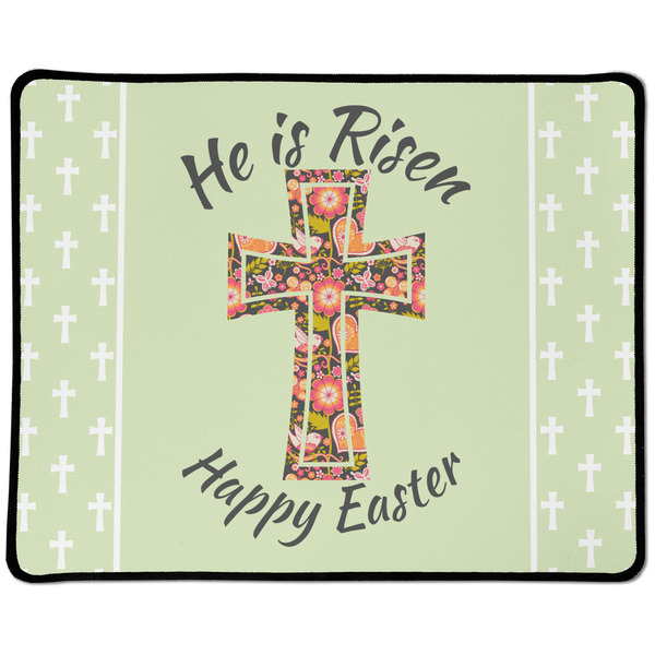 Custom Easter Cross Large Gaming Mouse Pad - 12.5" x 10"