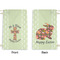 Easter Cross Small Laundry Bag - Front & Back View