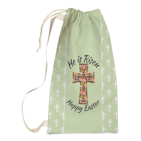 Custom Easter Cross Laundry Bags - Small