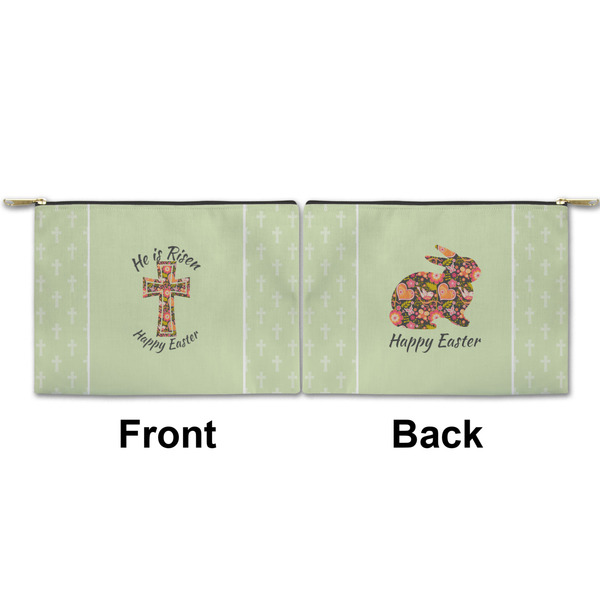 Easter Cross Small Zipper Pouch Approval (Front and Back)