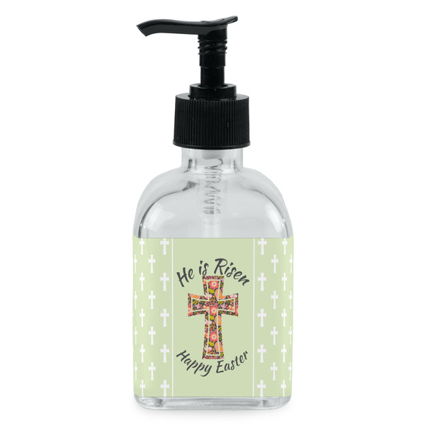 Custom Easter Cross Glass Soap & Lotion Bottle - Single Bottle