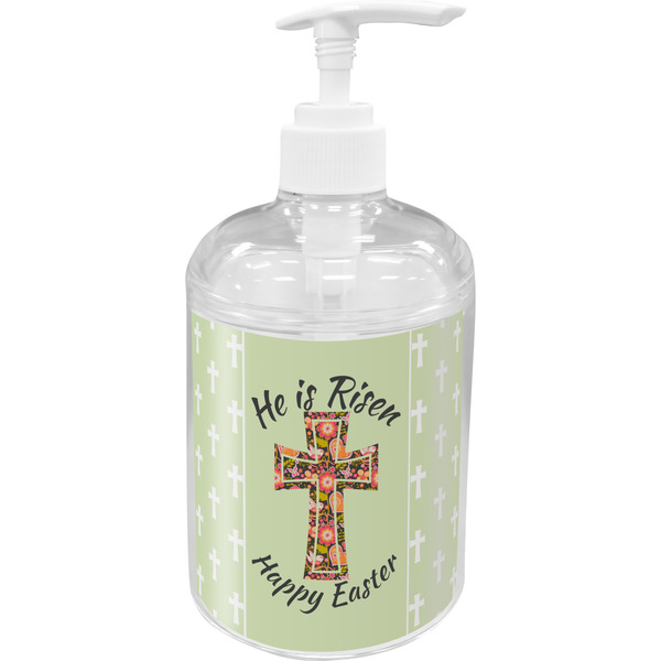 Custom Easter Cross Acrylic Soap & Lotion Bottle