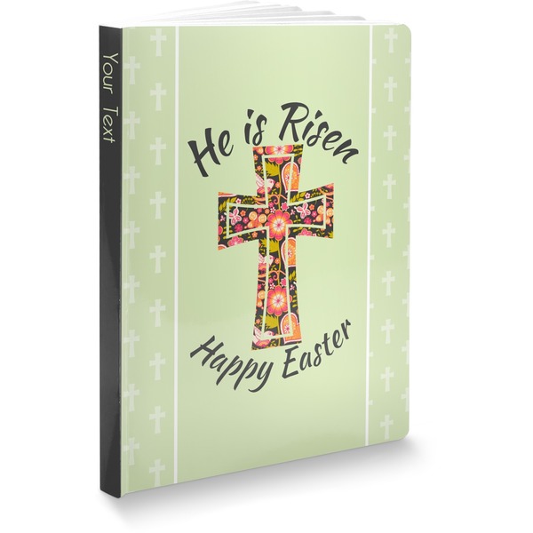 Custom Easter Cross Softbound Notebook - 5.75" x 8"