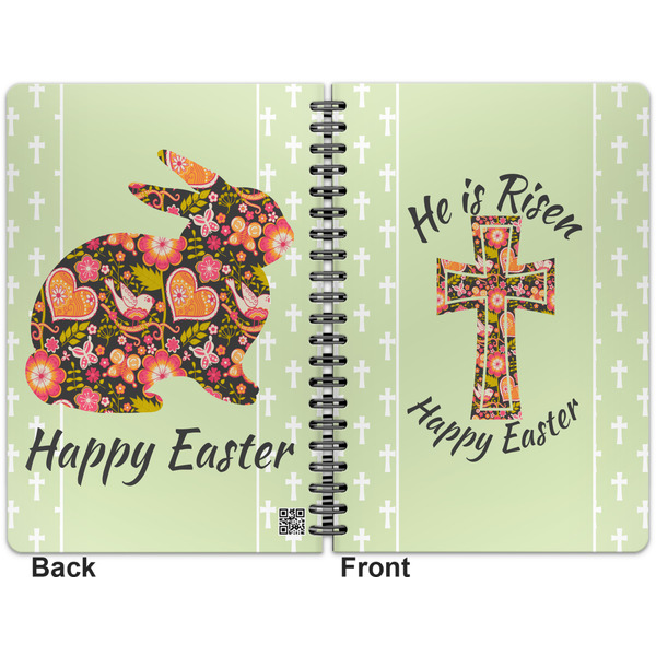 Easter Cross Spiral Journal 7 x 10 - Apvl