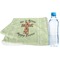 Easter Cross Sports Towel Folded with Water Bottle