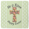 Easter Cross Square Rubber Backed Coaster