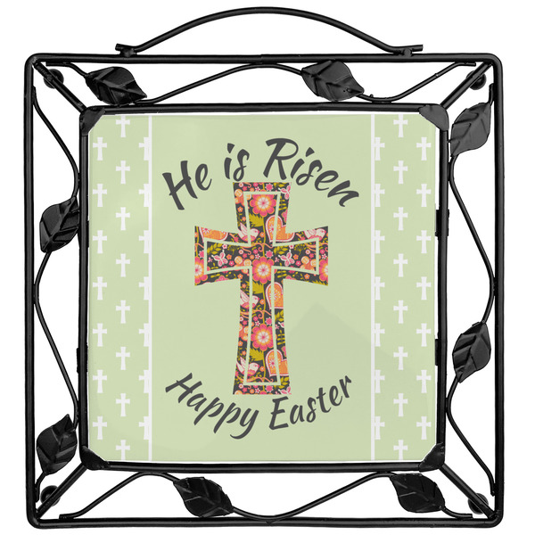 Custom Easter Cross Square Trivet