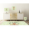 Easter Cross Square Wall Decal Wooden Desk