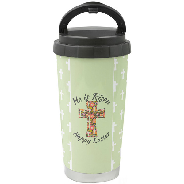 Custom Easter Cross Stainless Steel Coffee Tumbler