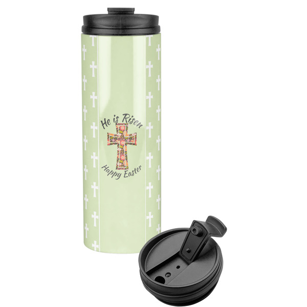 Custom Easter Cross Stainless Steel Skinny Tumbler