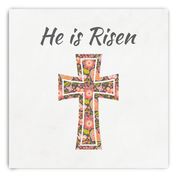 Custom Easter Cross Paper Dinner Napkins