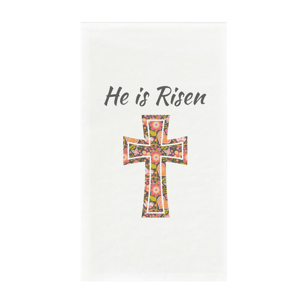 Custom Easter Cross Guest Paper Towels - Full Color - Standard
