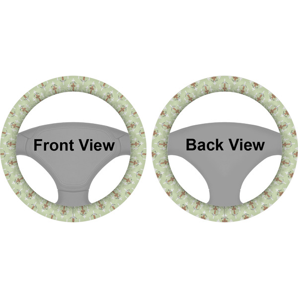 Easter Cross Steering Wheel Cover- Front and Back