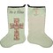 Easter Cross Holiday Stocking - Double-Sided - Neoprene