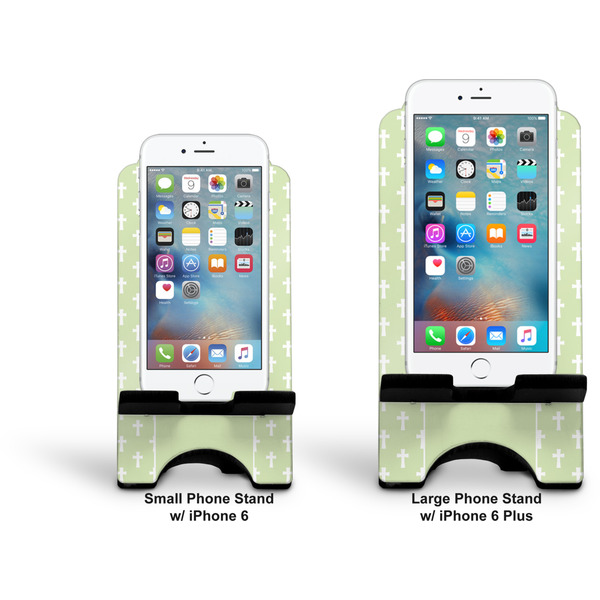 Easter Cross Stylized Phone Stand - Comparison