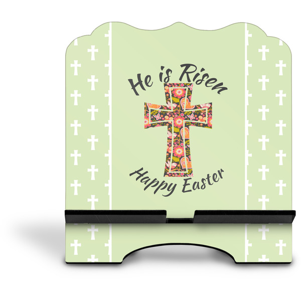 Easter Cross Stylized Tablet Stand - Front without iPad