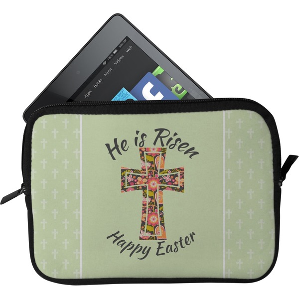 Custom Easter Cross Tablet Case / Sleeve - Small