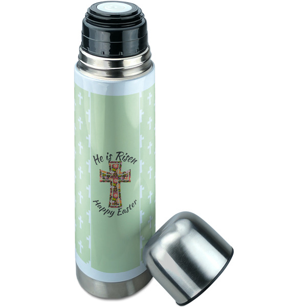 Easter Cross Thermos - Lid Off