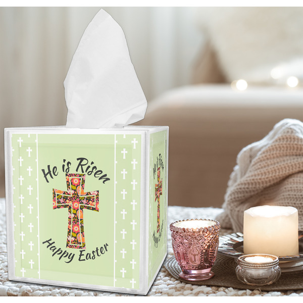 Easter Cross Tissue Box - LIFESTYLE