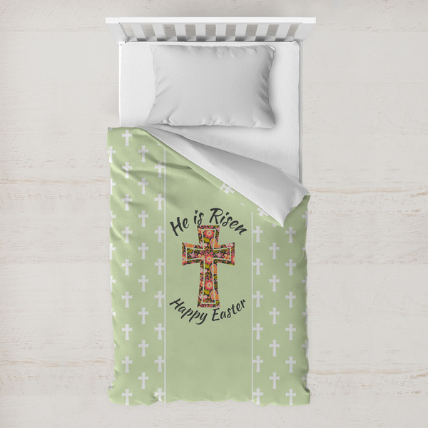 Custom Easter Cross Toddler Duvet Cover