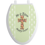 Easter Cross Toilet Seat Decal - Elongated
