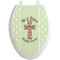 Easter Cross Toilet Seat Decal Elongated