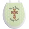 Easter Cross Toilet Seat Decal (Personalized)