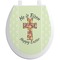 Easter Cross Toilet Seat Decal