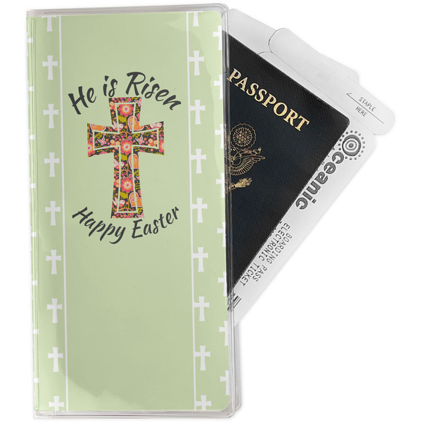Custom Easter Cross Travel Document Holder