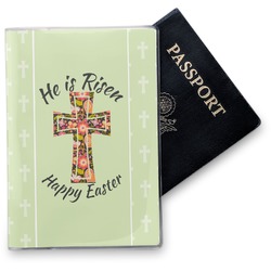 Easter Cross Vinyl Passport Holder