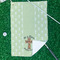 Easter Cross Waffle Weave Golf Towel - In Context