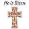 Easter Cross Wall Graphic Decal