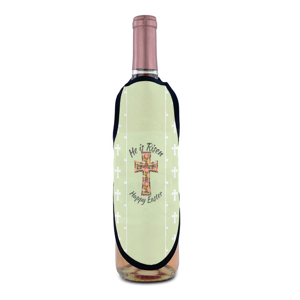 Easter Cross Wine Bottle Apron - IN CONTEXT