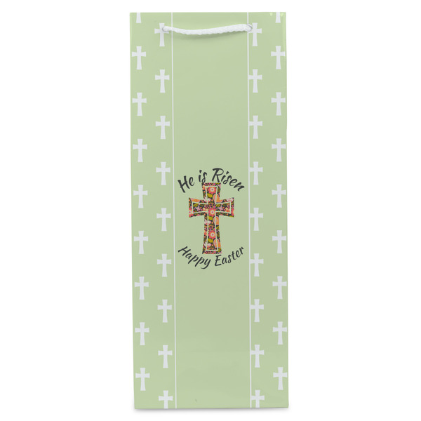 Easter Cross Wine Gift Bag - Gloss - Front