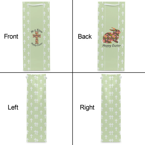 Easter Cross Wine Gift Bag - Matte - Approval