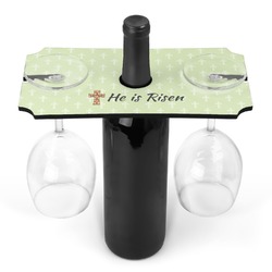 Easter Cross Wine Bottle & Glass Holder