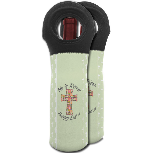 Easter Cross Wine Tote Bag - MAIN