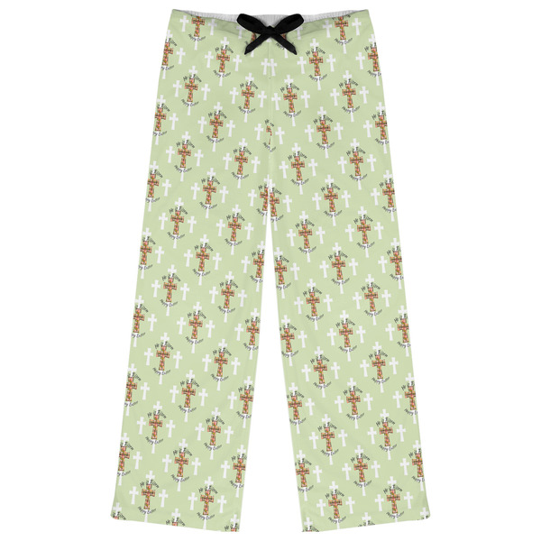 Custom Easter Cross Womens Pajama Pants - S