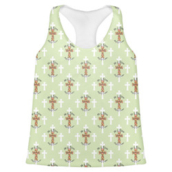 Easter Cross Womens Racerback Tank Top - X Large