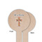 Easter Cross Wooden 6" Food Pick - Round - Single Sided - Front & Back