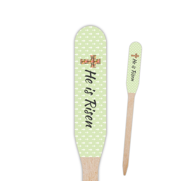 Custom Easter Cross Paddle Wooden Food Picks