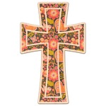 Easter Cross Genuine Maple or Cherry Wood Sticker